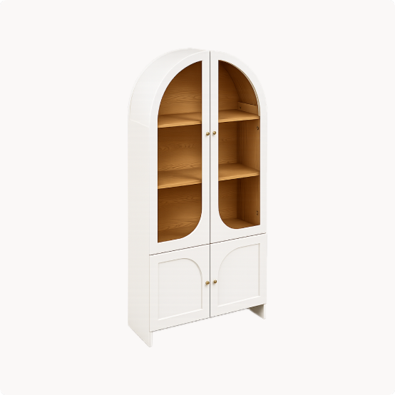 Bookcase, Glass-door cabinet