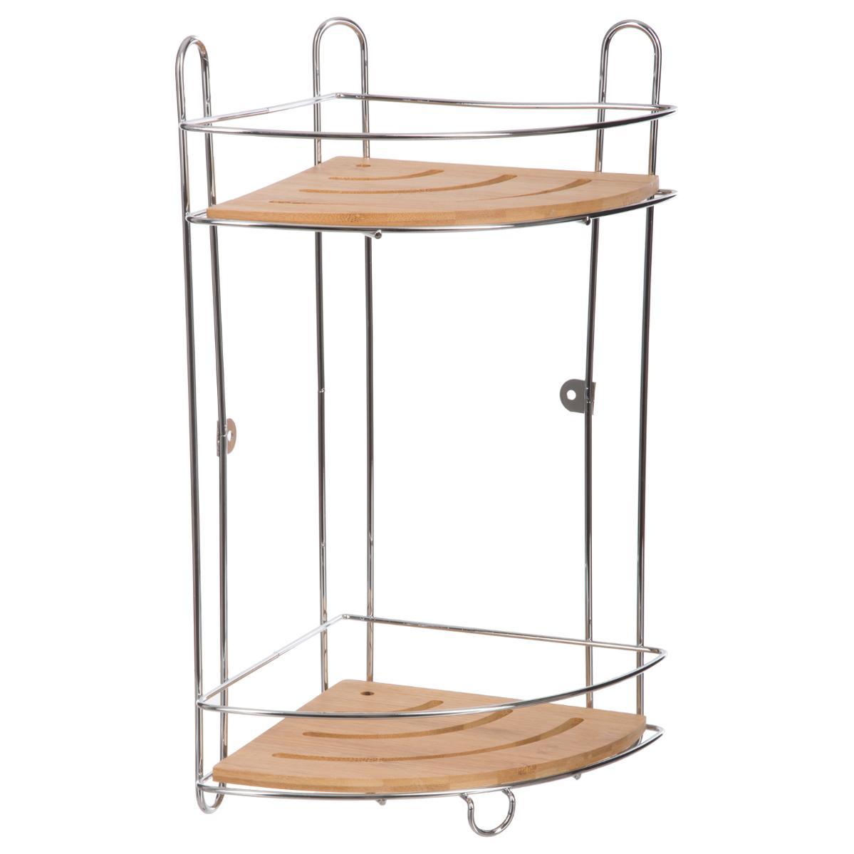 Venterra corner shelf with suction cups in bamboo - Deco, Furniture for  Professionals - Decoration Brands