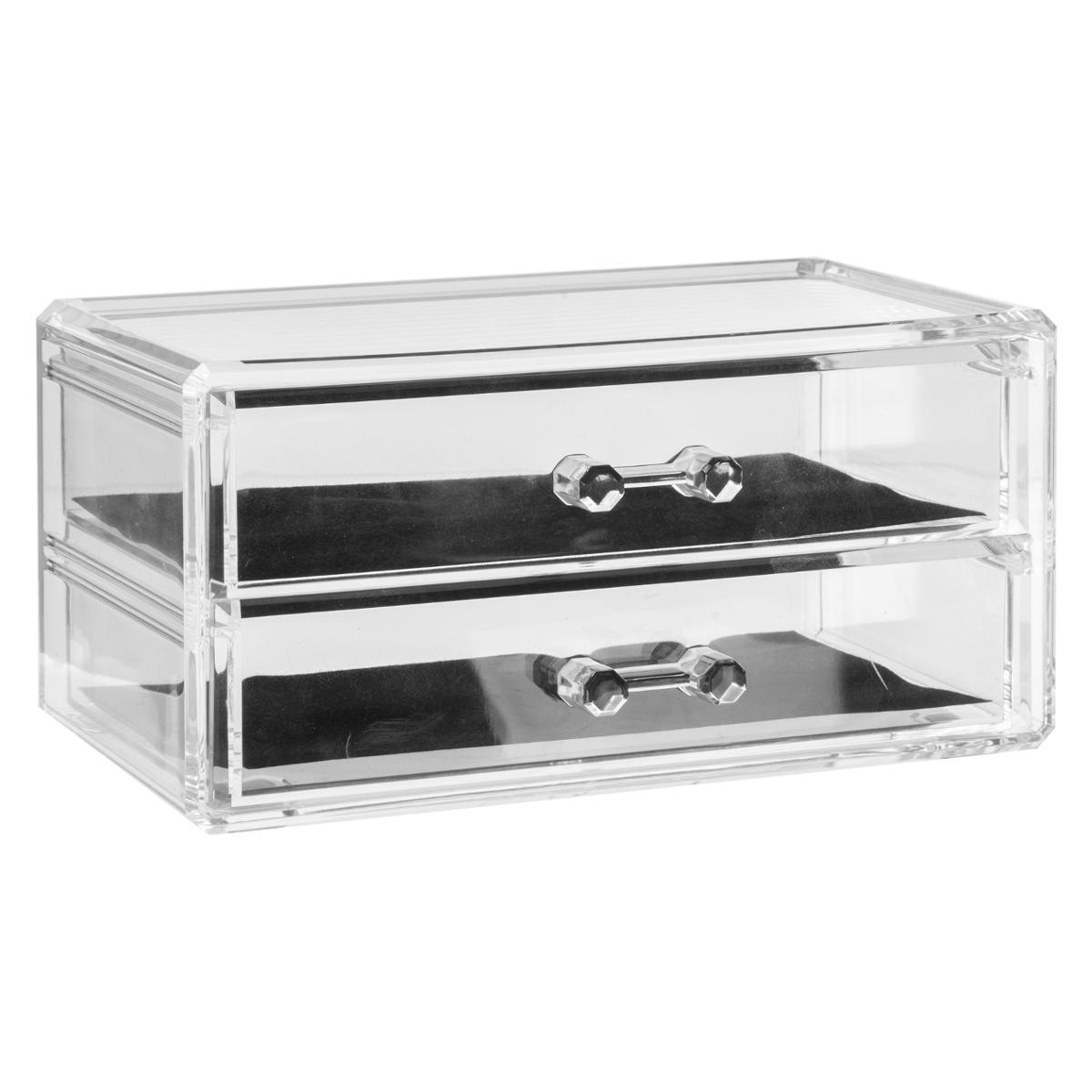 Selena bamboo 3 drawer clear organizer box Furniture for Professionals -  Decoration Brands