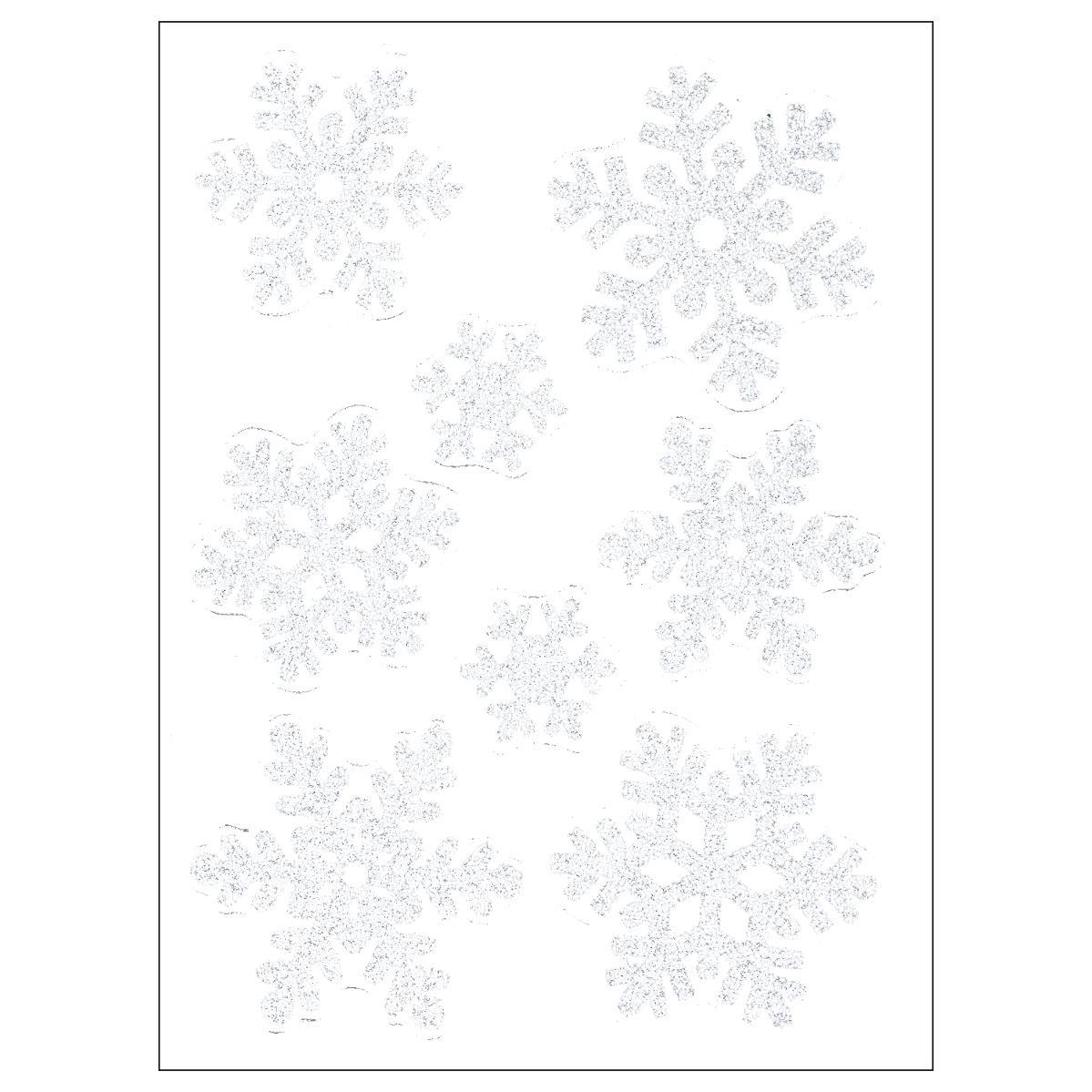 30 Small Snow Stickers - snowman - Deco, Furniture for