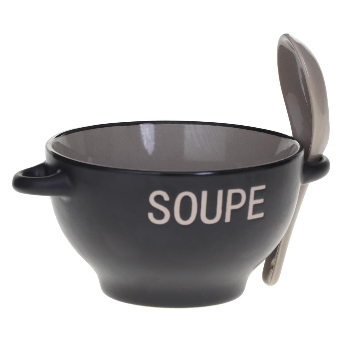 Soup Bowl With Spoon