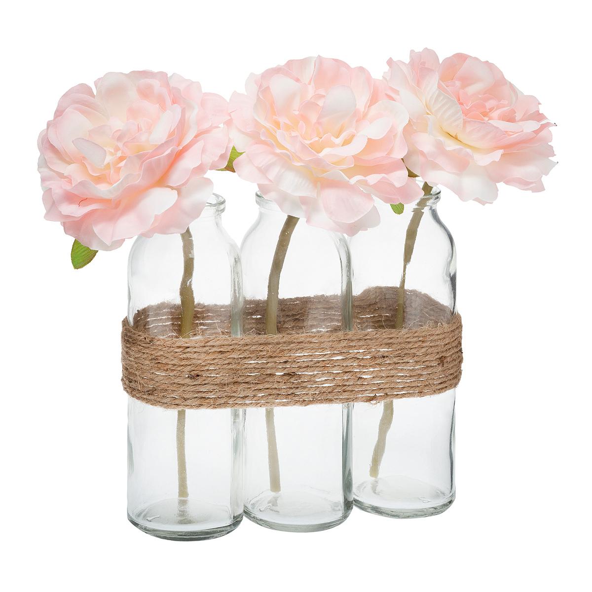 Composition glass tubes 16x5x23 cm Deco Furniture for