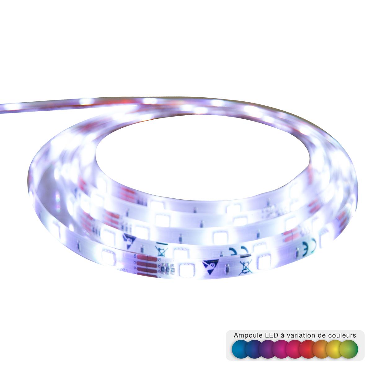 Ruban LED multicolore 5m - Déco, mobilier pour les professionnels -  Decoration Brands
