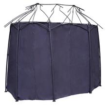 Curtains for "Maldives" 5x3m slate polyester arbour