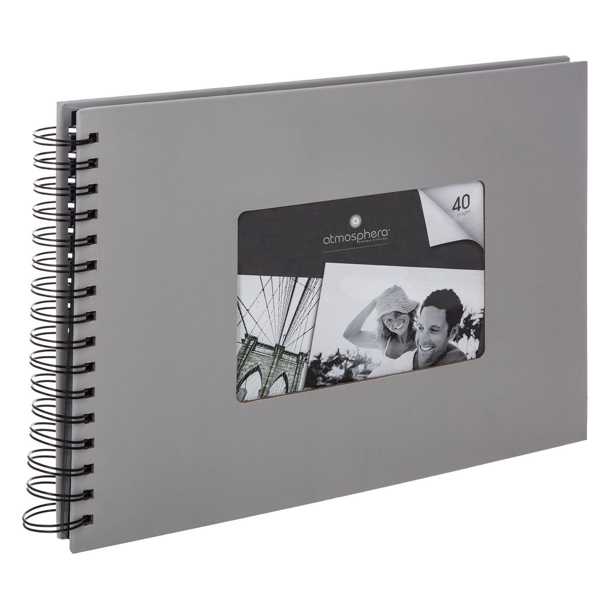 Large spiral photo album with Decoration Deco, - photos - for 160 - Furniture Brands Grey Professionals