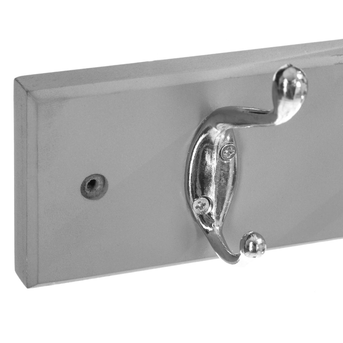 Wood and metal 4 head coat hook - Deco, Furniture for  