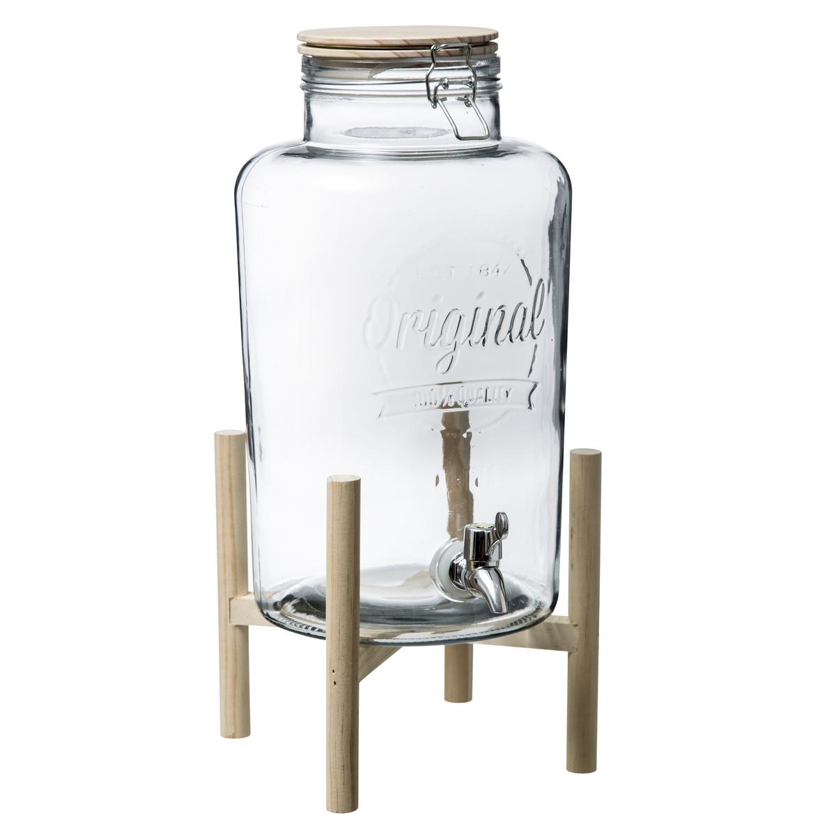 Distributeur de boisson Original 8l en verre + support - Déco, mobilier  pour les professionnels - Decoration Brands