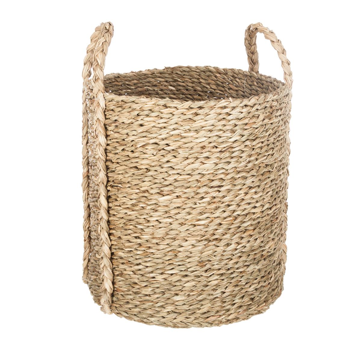 Set de 3 paniers ronds seagrass