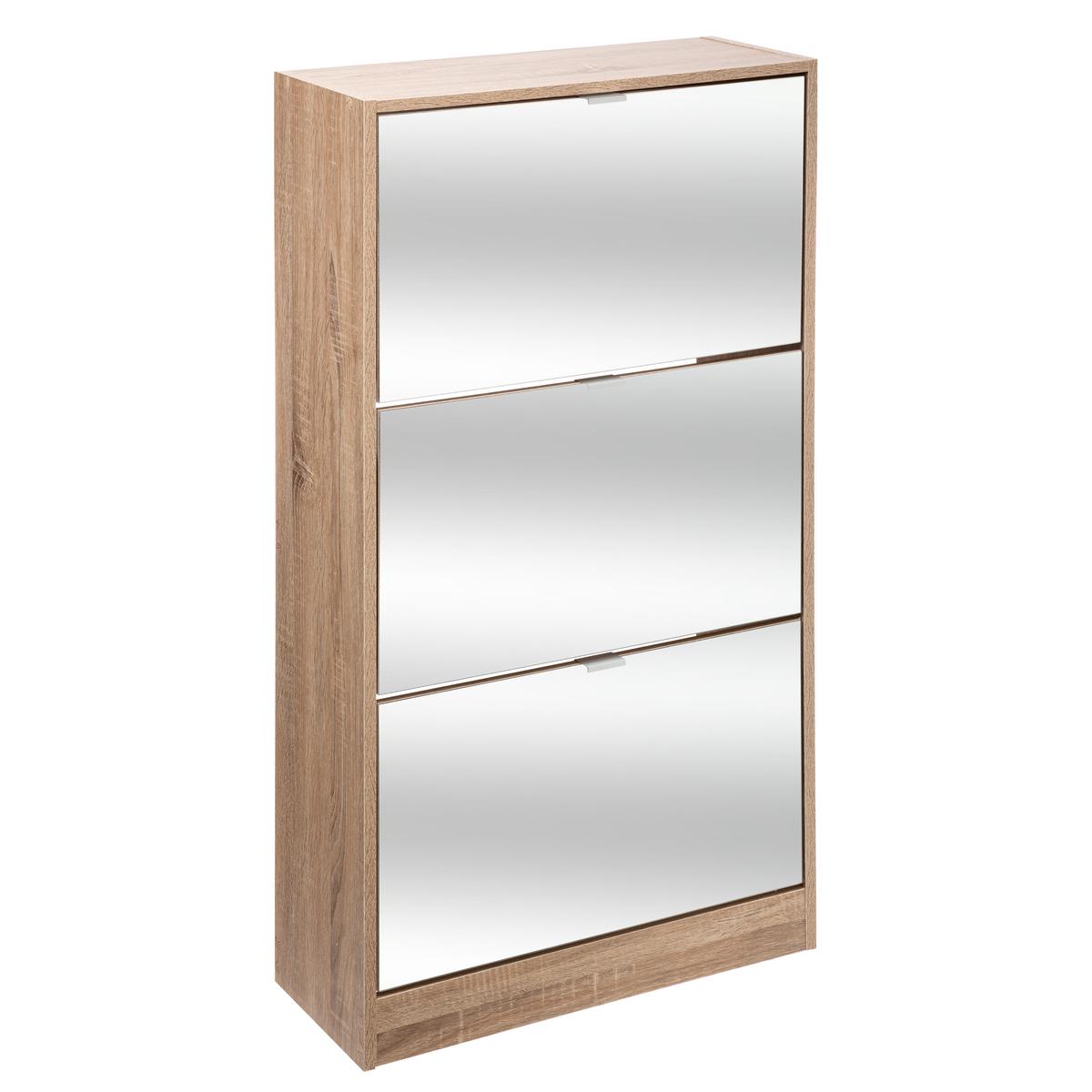 Shoe rack with 3 drawers and mirrors H118cm Deco Furniture for Professionals Decoration Brands