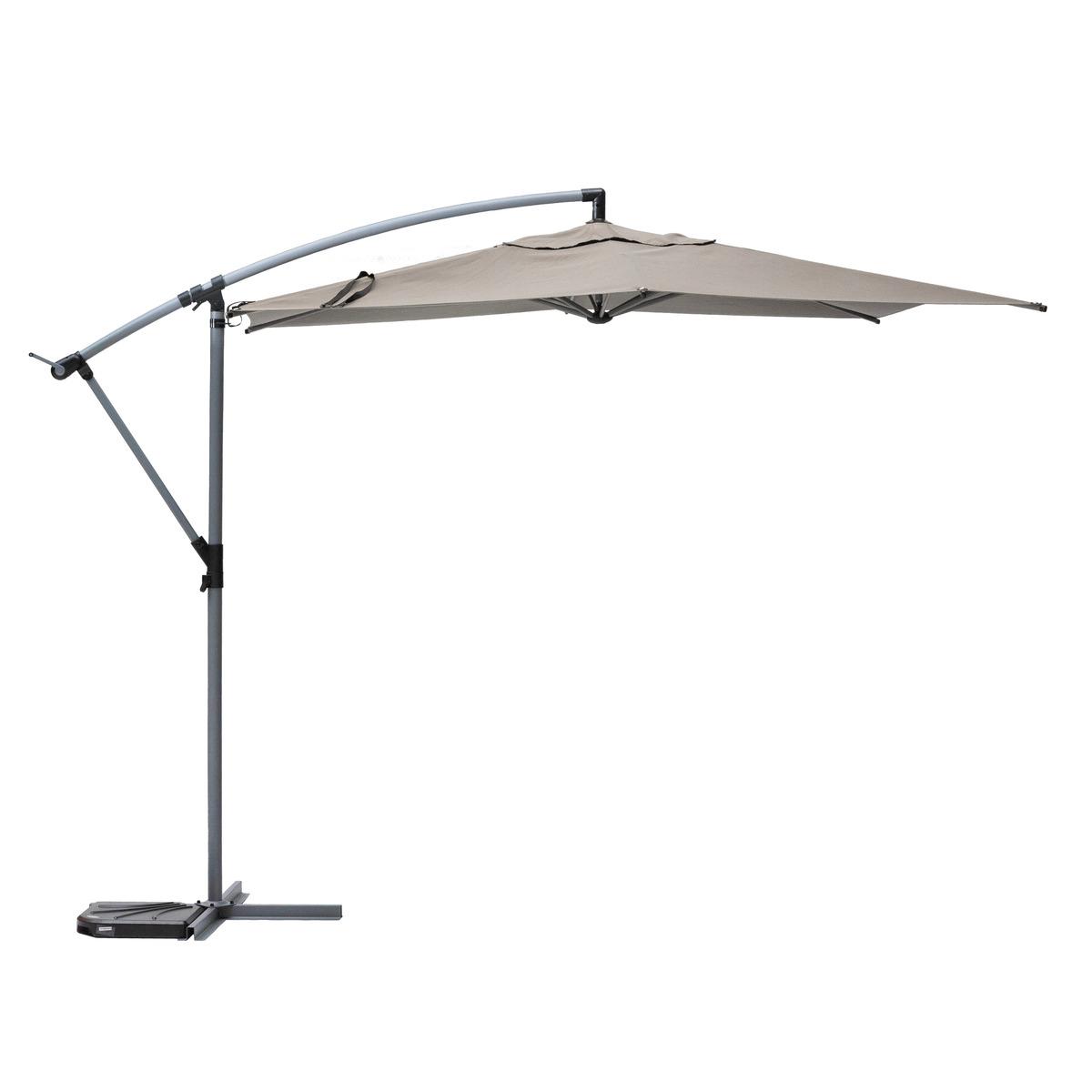 Offset parasol 3 m Manoa Taupe - Deco, Furniture for Professionals Brands