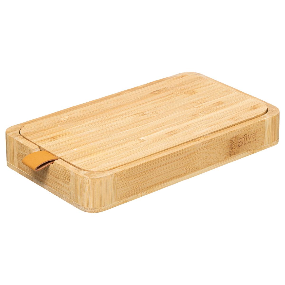 Boîte à mouchoirs avec tiroirs Terre Inconnue bambou - 5 five simply smart