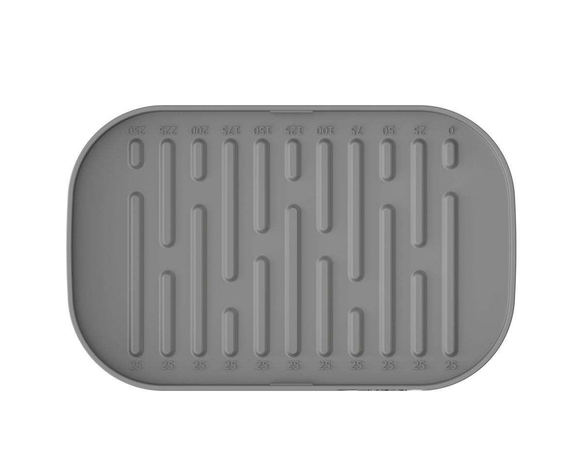 Beurrier avec couteau "Fresh Eat" gris