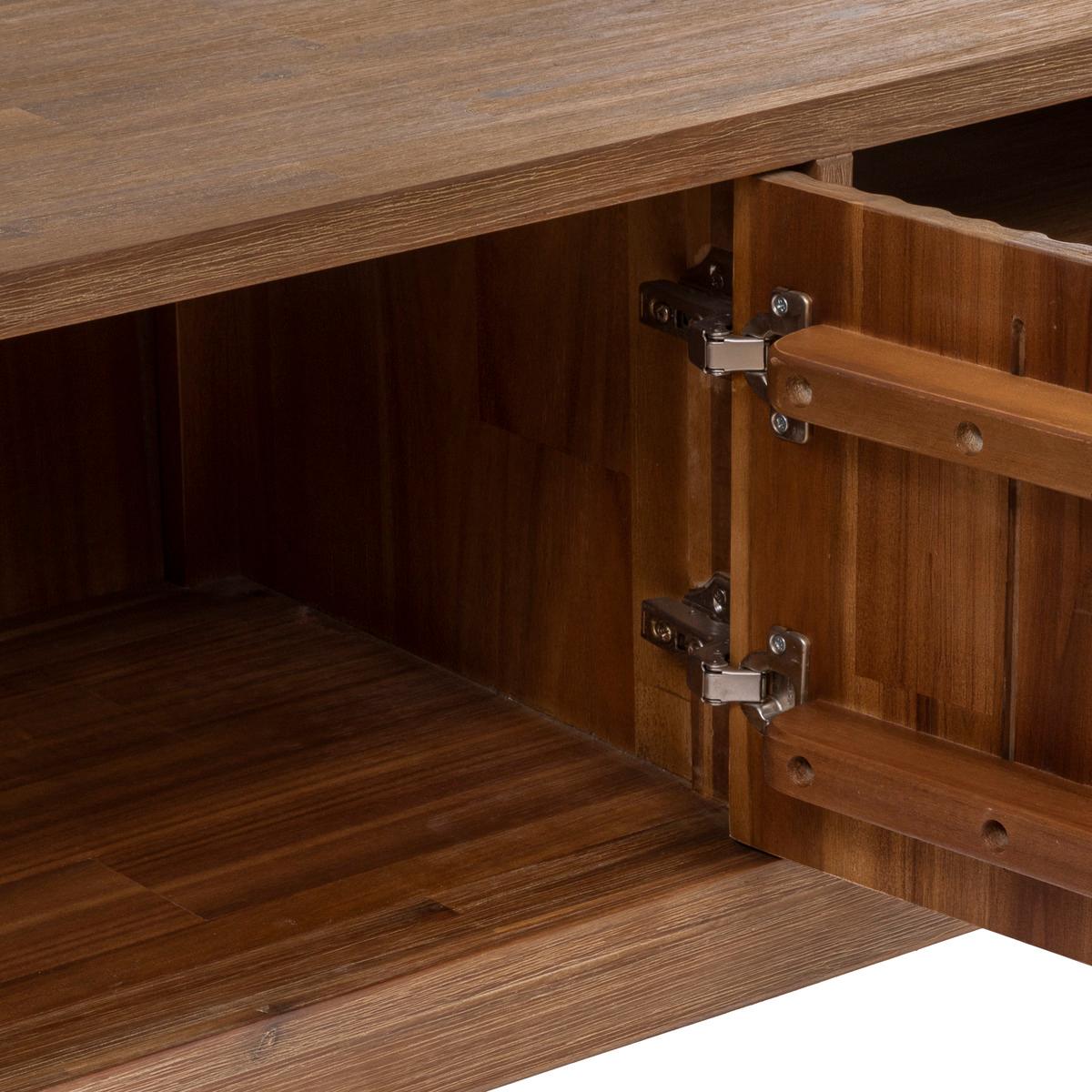 Sabor" acacia TV stand 55x160cm