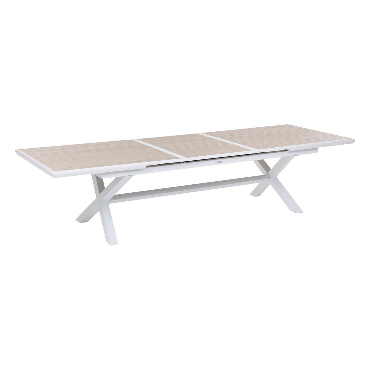 Extendable aluminium garden cheap table