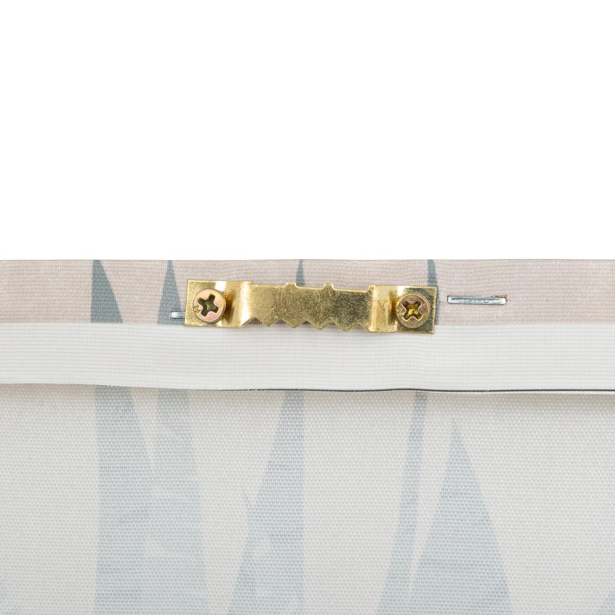 Jennifer" printed canvas 28x28cm multicolor