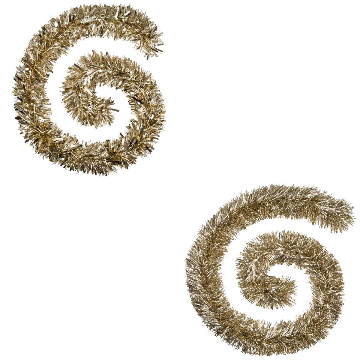 Garland boa fine strands 15cmx2m 8 folds gold