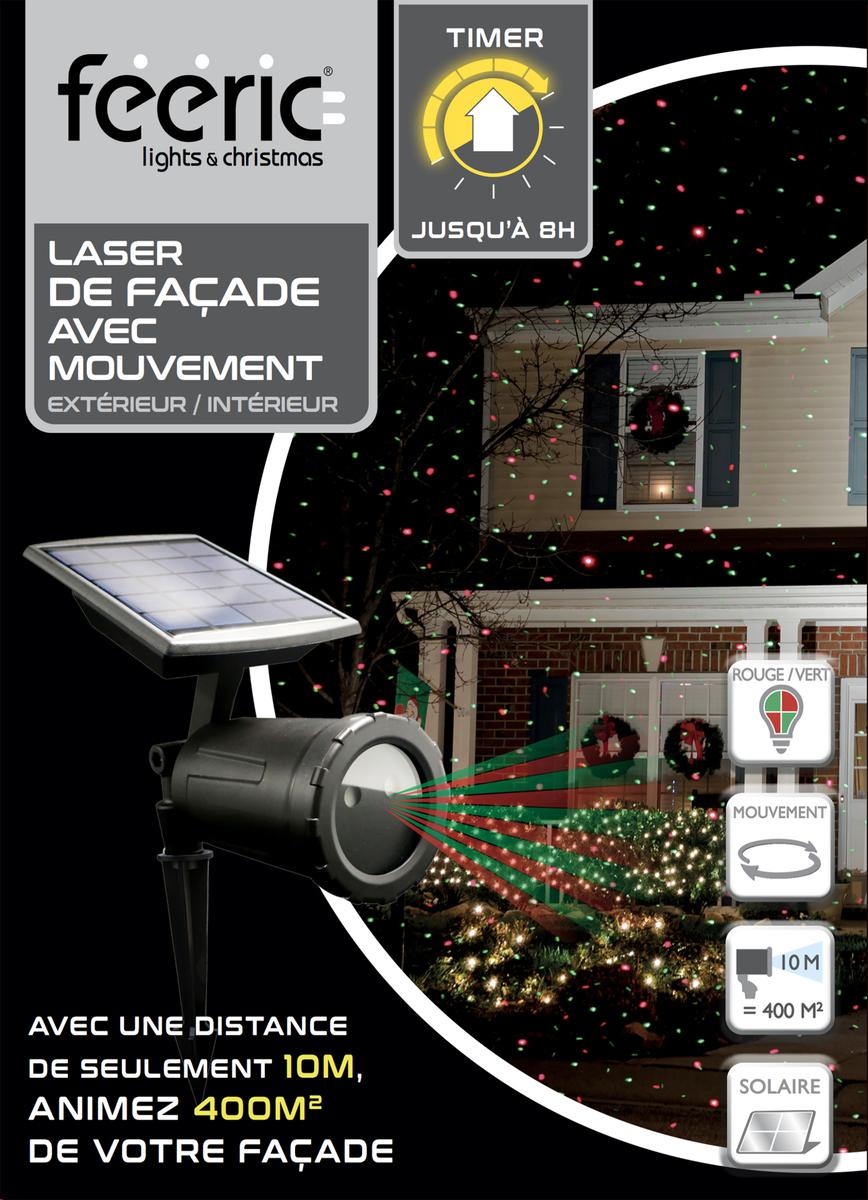 Projecteur laser de Noël pour façade