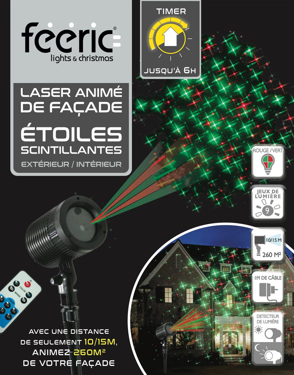 Projecteur Laser 3 en 1 - Fééric Christmas