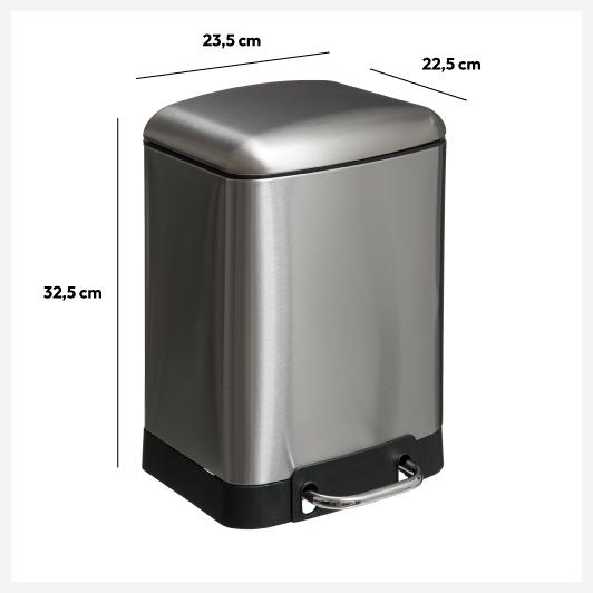 5five - poubelle automatique 40l sensor inox