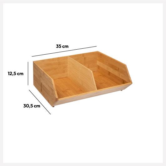 Bamboo 2-piece pull-out organizer - Deco, Furniture for Bamboo 2-piece pull-out organizer - Deco, Furniture for