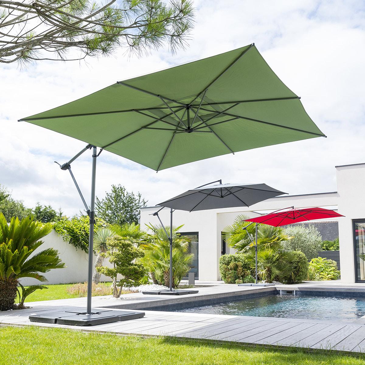 kunstmest verzekering Ondraaglijk Decentralized parasol 3 m Manoa Slate co, Furniture for Professionals -  Decoration Brands
