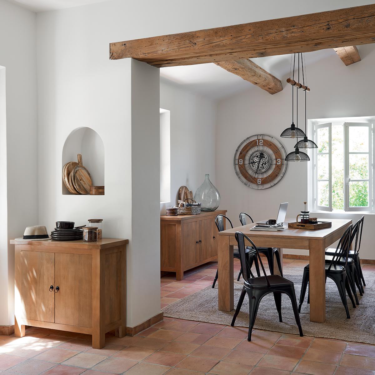 Chaise "Niko" métal noir