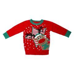 Christmas Sweater Child Reindeer 4 - 6 6 - 8