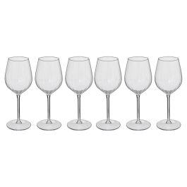 Lot De 6 Verres à Vin Arya 38 Cl – Design Or Élégant – Secret De Gourmet