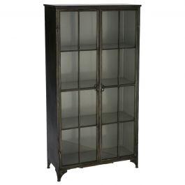 Broc" 2 door metal and glass display cabinet - Deco, Furniture for - Decoration Brands