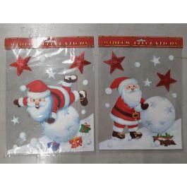 32pcs/bag Christmas Glitter Foam Stickers Snowflake Santa Claus